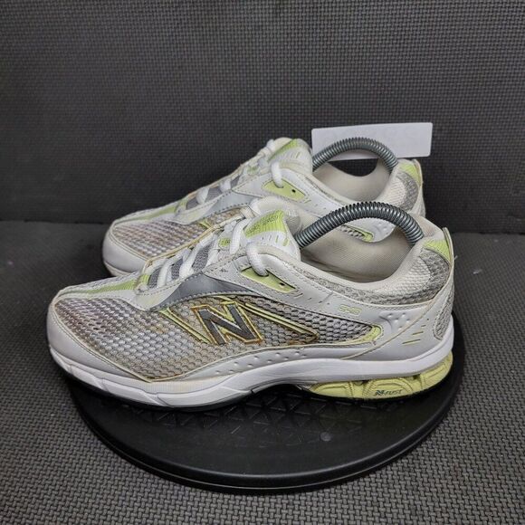 New Balance 540 Shoes Womens Sz 8.5 White Yellow Trainers Sneakers - Picture 3 of 10